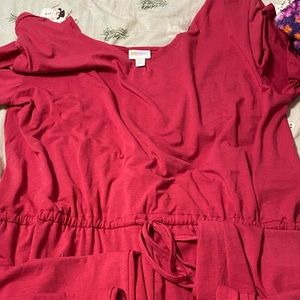 Lularoe 2xl Zoe Romper in Pink